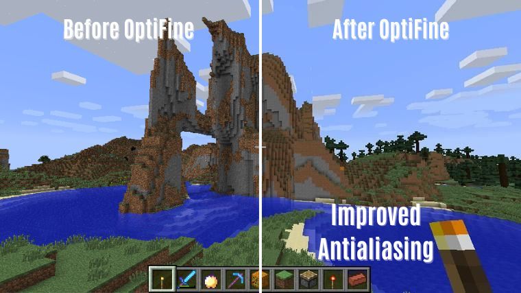 Minecraft PE 1.0 APK Modificado com Textura Optifine - AntiLag