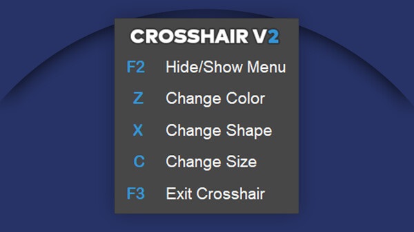 Crosshair v2 controls