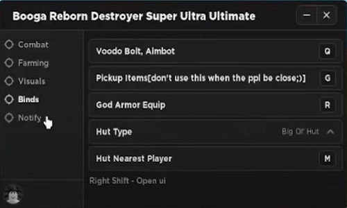 Booga booga reborn destroyer super ultra ultimate script gui pic 3
